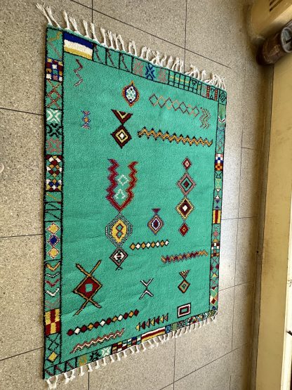 Exotic Bohemian handmade carpet - Image 2