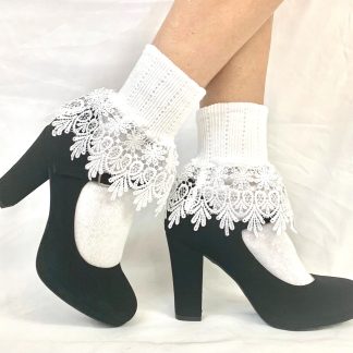 Lolita style lace socks