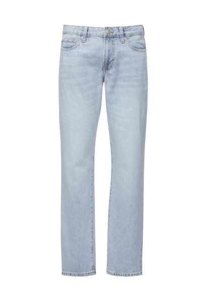 Men's light blue straight jeans - Image 4