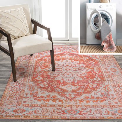Retro ethnic print carpet - Image 6