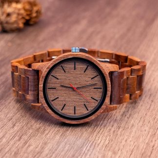 Handmade solid wood watch