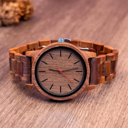 Handmade solid wood watch