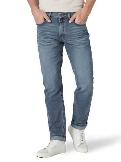 Vintage Washed Straight Jeans