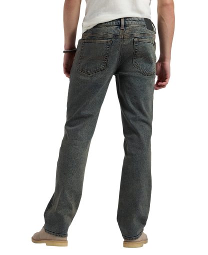 Men's Vintage Grey and Black Jeans - Image 4
