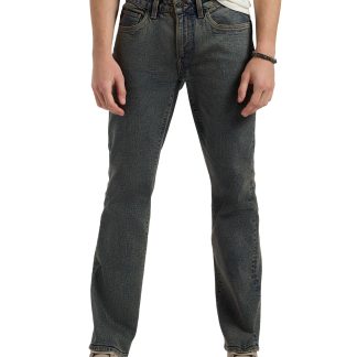 Men's Vintage Grey and Black Jeans