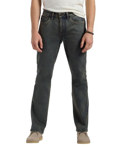 Men's Vintage Grey and Black Jeans