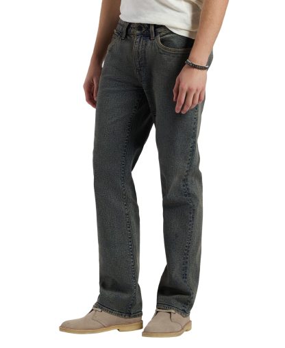 Men's Vintage Grey and Black Jeans - Image 2