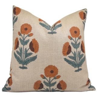 Pastoral floral pillowcase