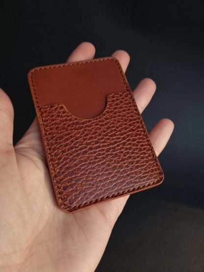 Simple Travel Leather Card Holder - Image 5