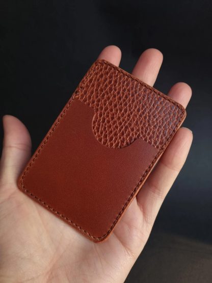 Simple Travel Leather Card Holder - Image 4