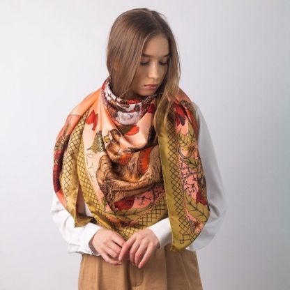 Earth Narrative Silk Shawl - Image 6