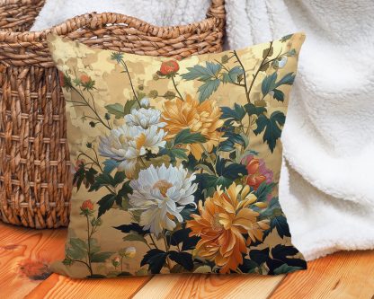 Chinese style flower pillow - Image 5