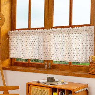Gentle purple flower window screen