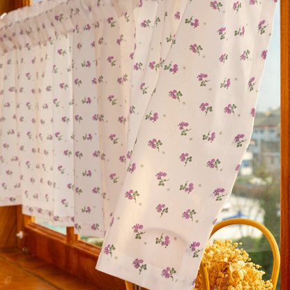 Gentle purple flower window screen - Image 2