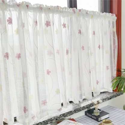 Fresh small flower gauze curtain - Image 5