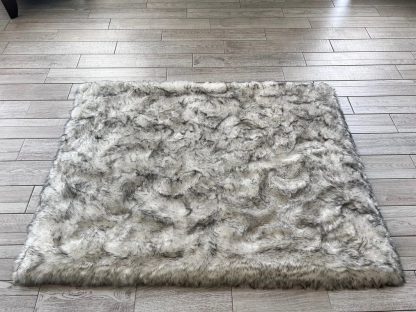 Super Soft Faux Sheepskin Square Rug