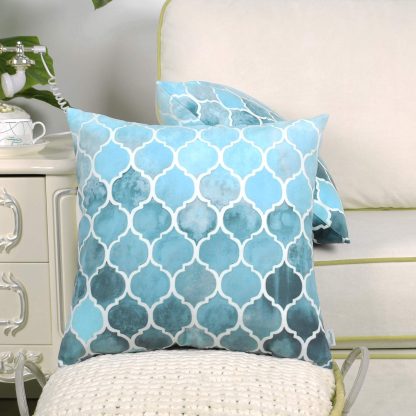 Sea Rhyme Diamond Pattern Pillowcase - Image 6