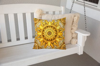 Mandala flower pillow - Image 6