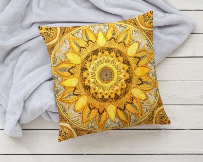 Mandala flower pillow - Image 3