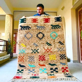 Colorful ethnic handmade carpets