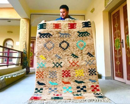 Colorful ethnic handmade carpets