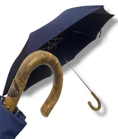 Vintage solid wood curved handle umbrella - Image 6