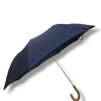 Vintage solid wood curved handle umbrella