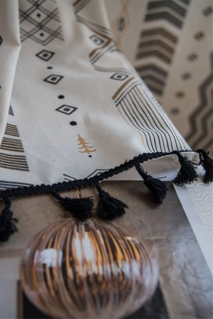 Bohemian geometric pattern curtains - Image 6