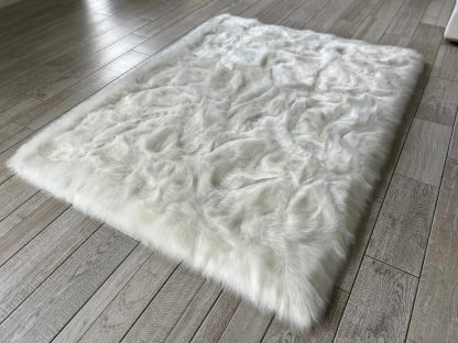 Super Soft Faux Sheepskin Rectangular Rug - Image 5