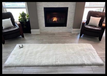 Super Soft Faux Sheepskin Rectangular Rug - Image 2