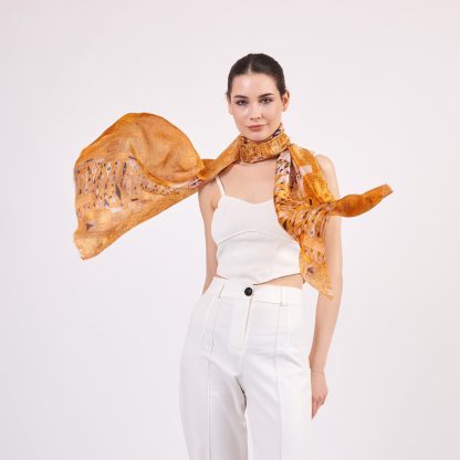 Art print silk scarf - Image 7