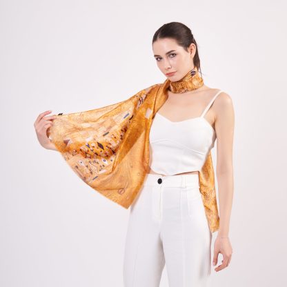Art print silk scarf - Image 6