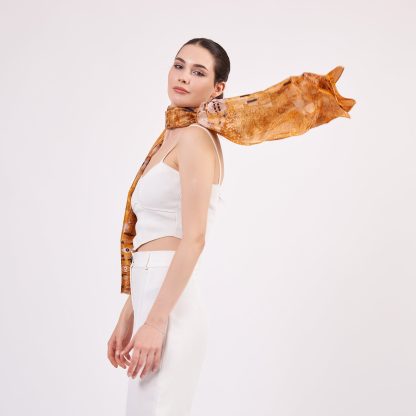 Art print silk scarf - Image 5