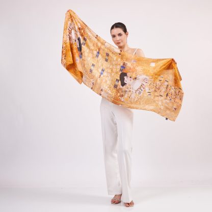 Art print silk scarf - Image 4