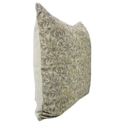 Muted Botanical Print Throw Pillow - Image 2