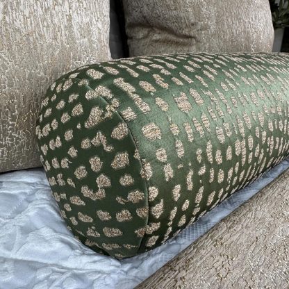 Retro jacquard cylindrical pillow - Image 4