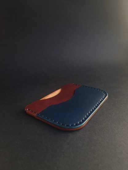 Contrast color aesthetic leather card holder - Image 5