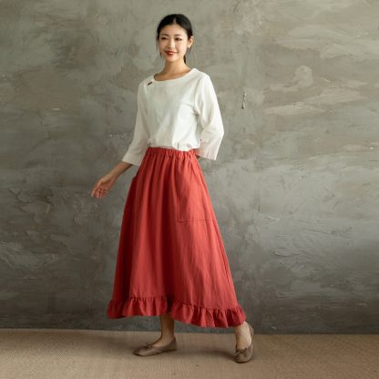 Retro red dress - Image 3
