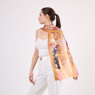 Pure silk scarf