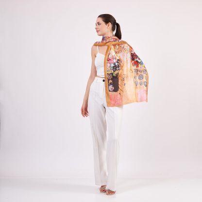 Pure silk scarf - Image 4