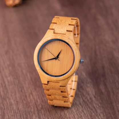 Natural style bamboo watch - Image 8