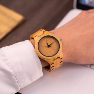Natural style bamboo watch