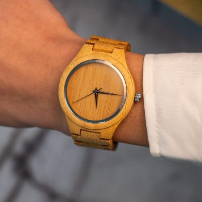 Natural style bamboo watch - Image 6