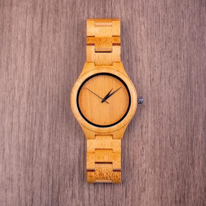 Natural style bamboo watch - Image 5