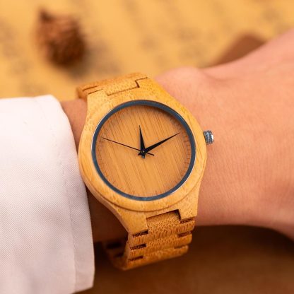 Natural style bamboo watch - Image 4