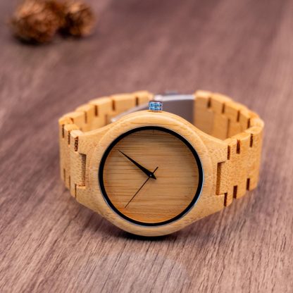 Natural style bamboo watch - Image 3