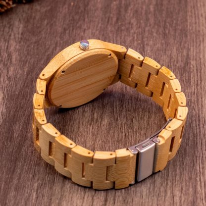 Natural style bamboo watch - Image 2