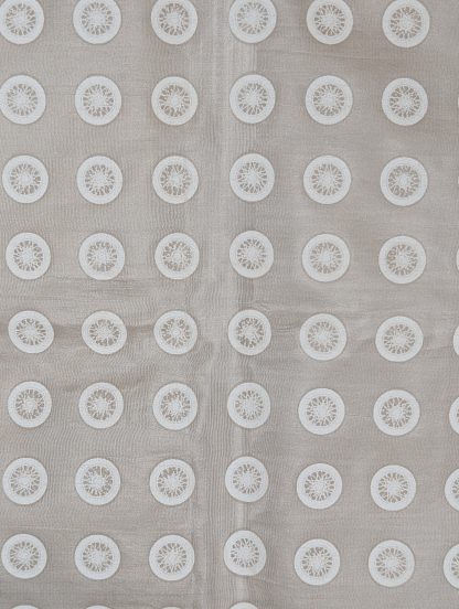 Simple geometric silk square scarf - Image 4