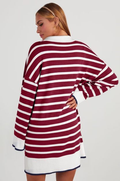 Striped knitted dress - Image 4