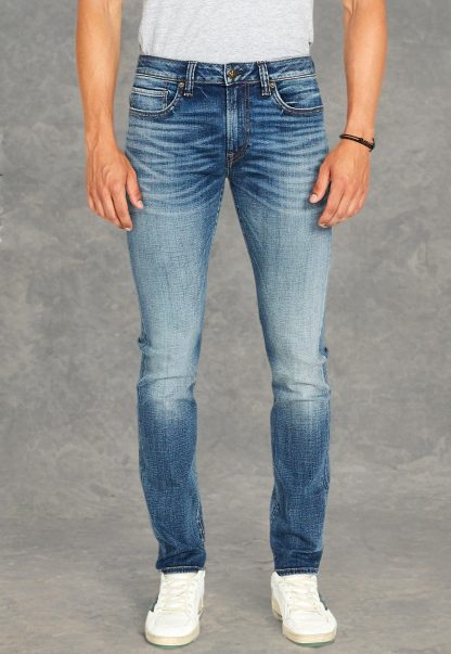 Men's slim washed jeans - Image 4